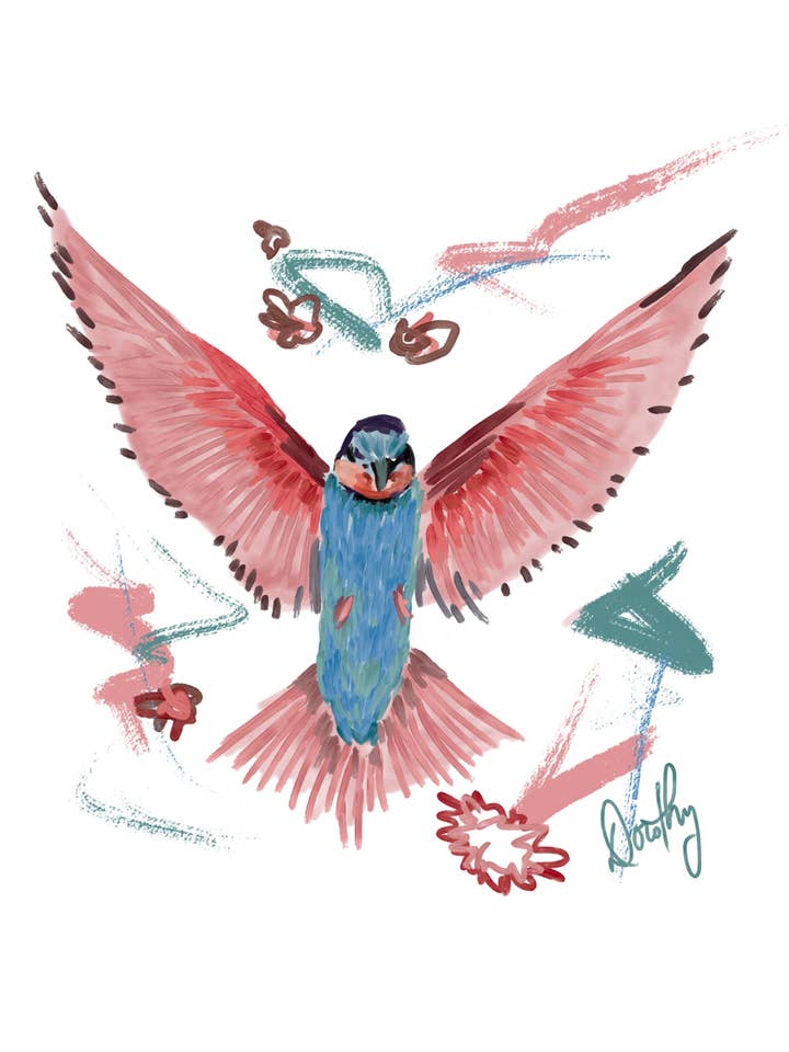 Fight or Flight Print #6 for wholesale by Dorothy Art