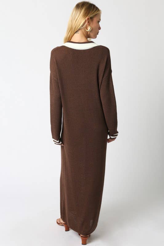 Olivaceous - Wholesale Dress - Women's - Jagger Sweater Dress7