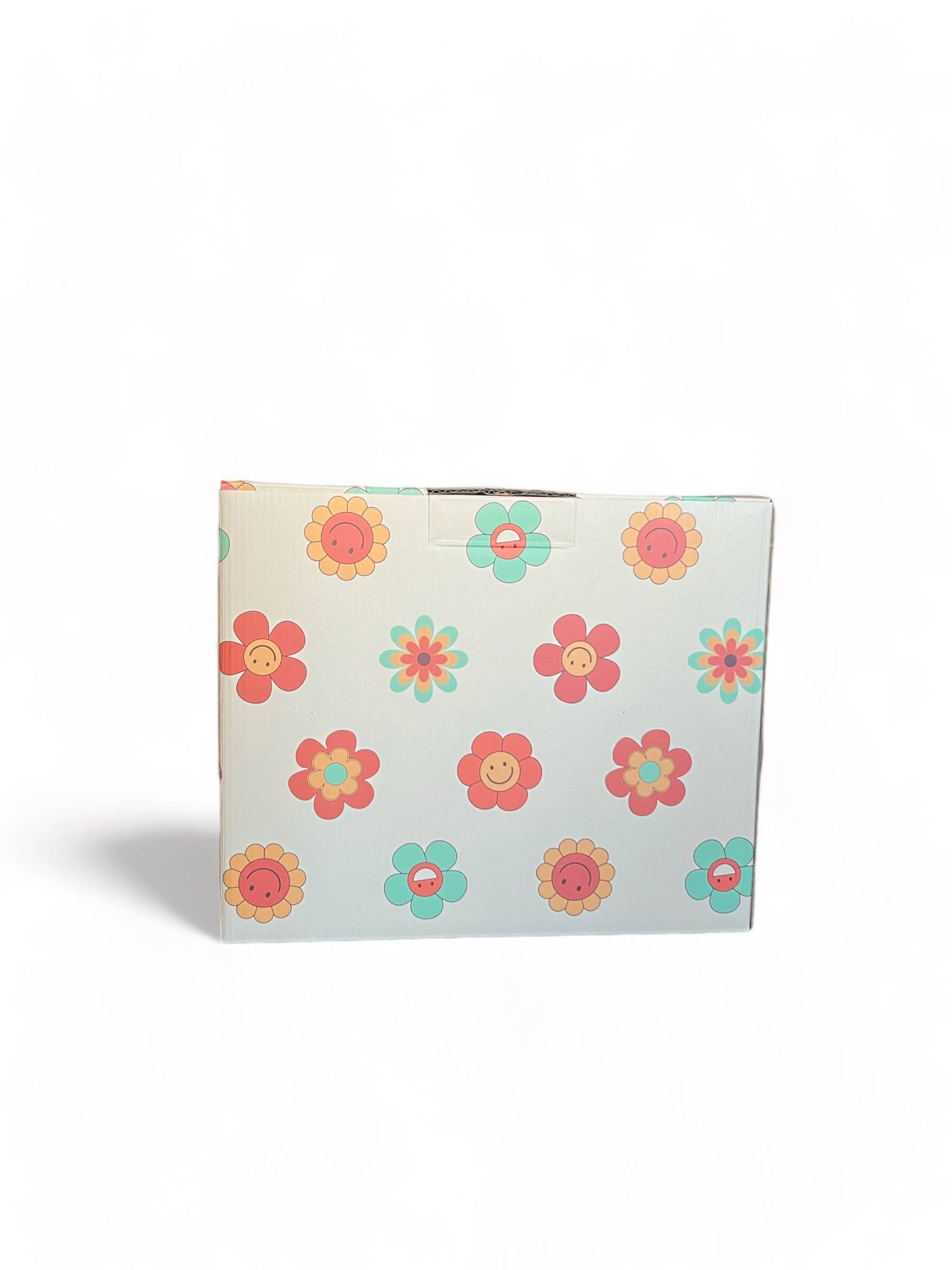 Crate Collectives - Wholesale Gift Box - Medium Retro Floral Shipping/Gift Box1