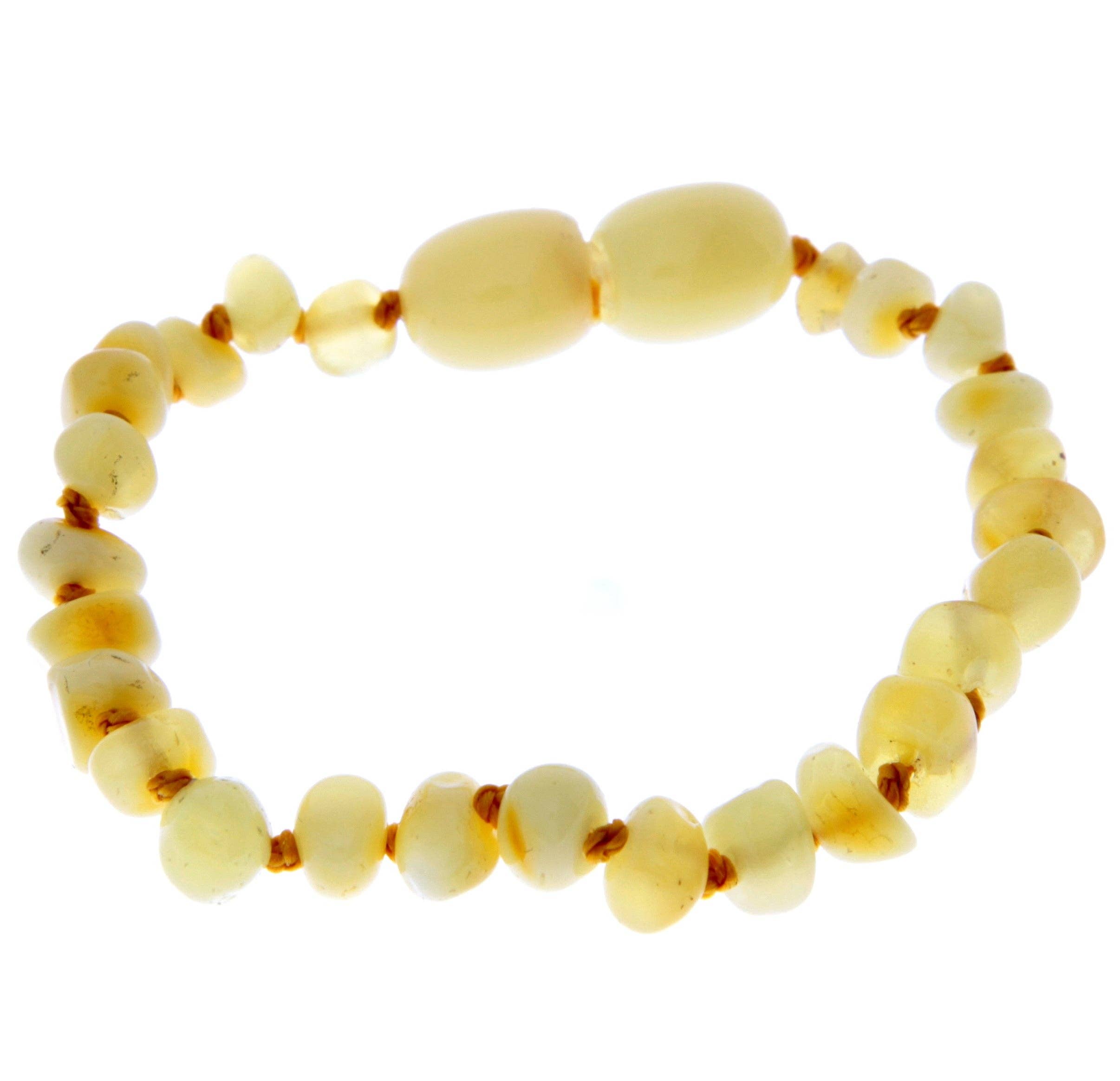 SilverAmber Jewellery - Wholesale Beaded Bracelet - Beautiful Baroque Bracelets & Anklets in Cognac, Mix, Lemon & Honey colours - Various Sizes18