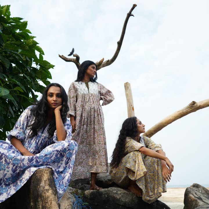 Annahmol - Wholesale Dress - Women's - Block Print Summer Dress 5