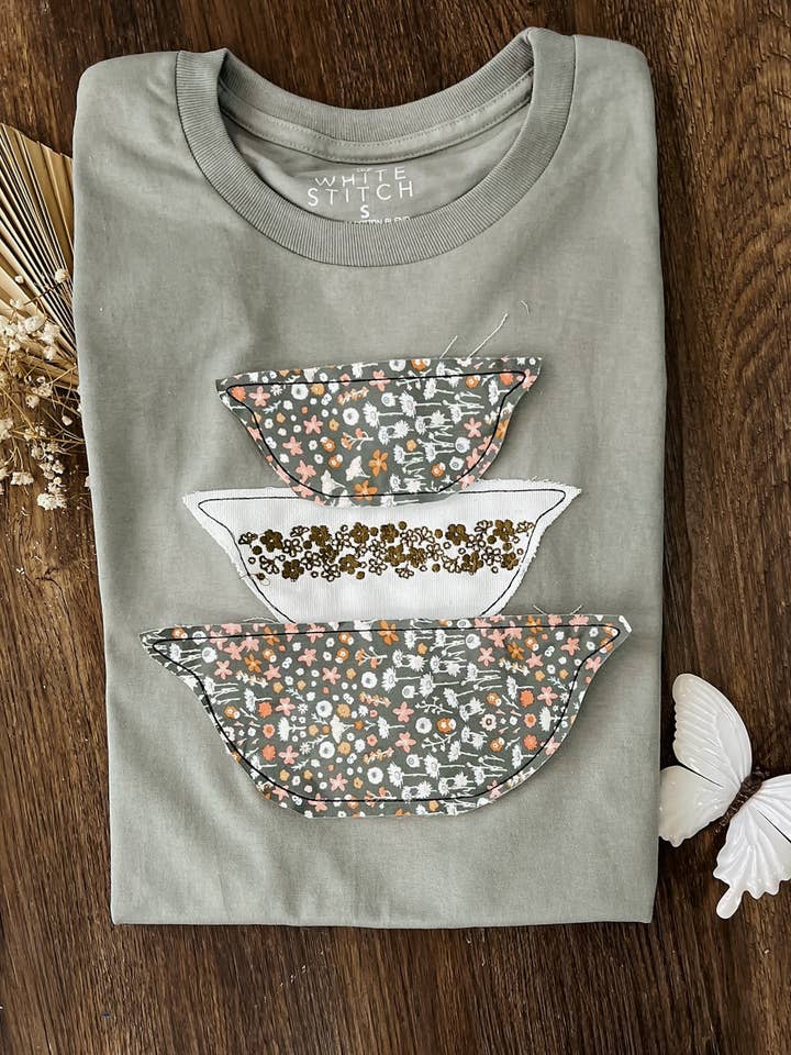 The White Stitch - Wholesale T-Shirt - Women's - Vintage Bowl| Spring Blossom| FLORAL1