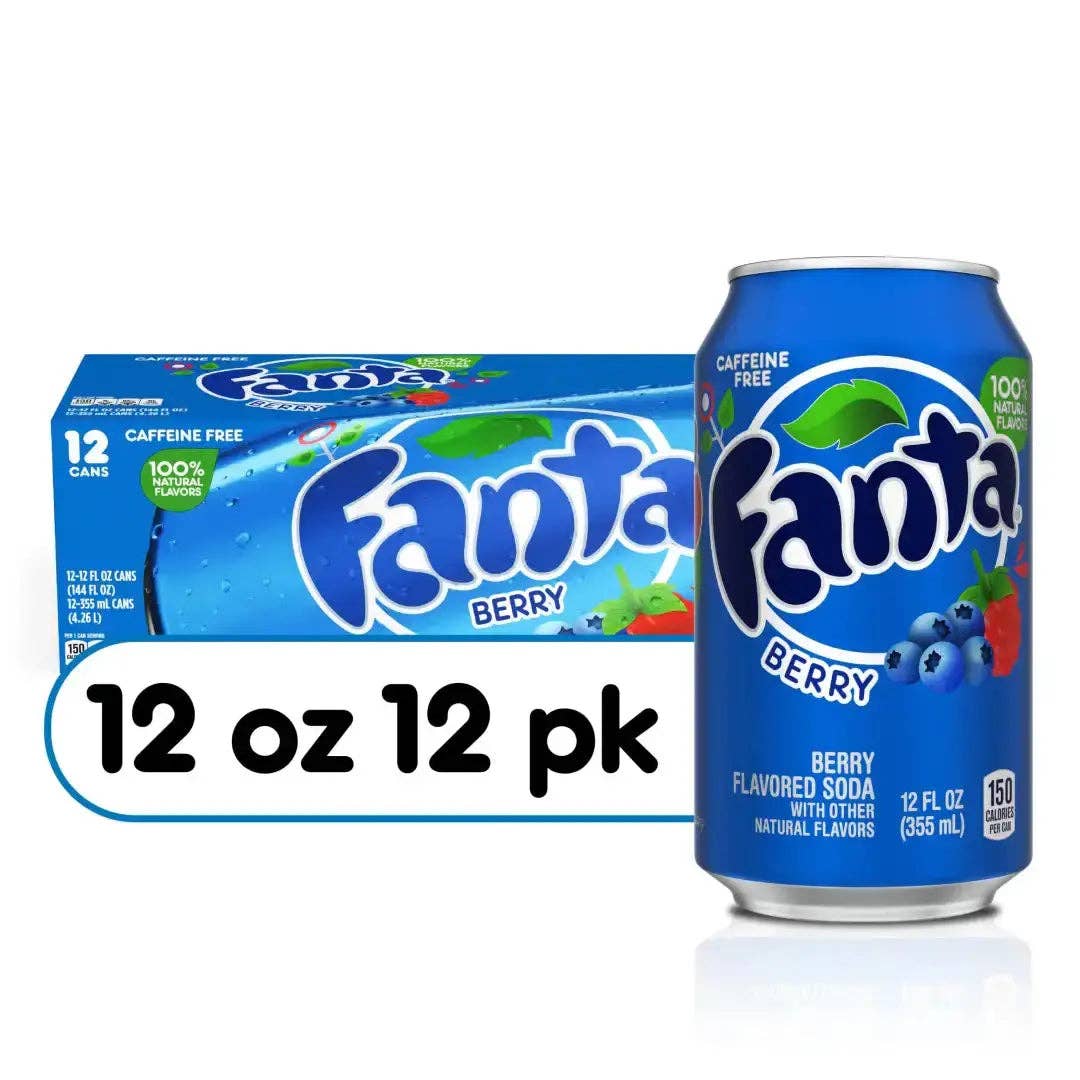 Echo Sales Canada – wholesale Soda/carbonated drink – Fanta Berry 12pk/12 fl oz Cans1