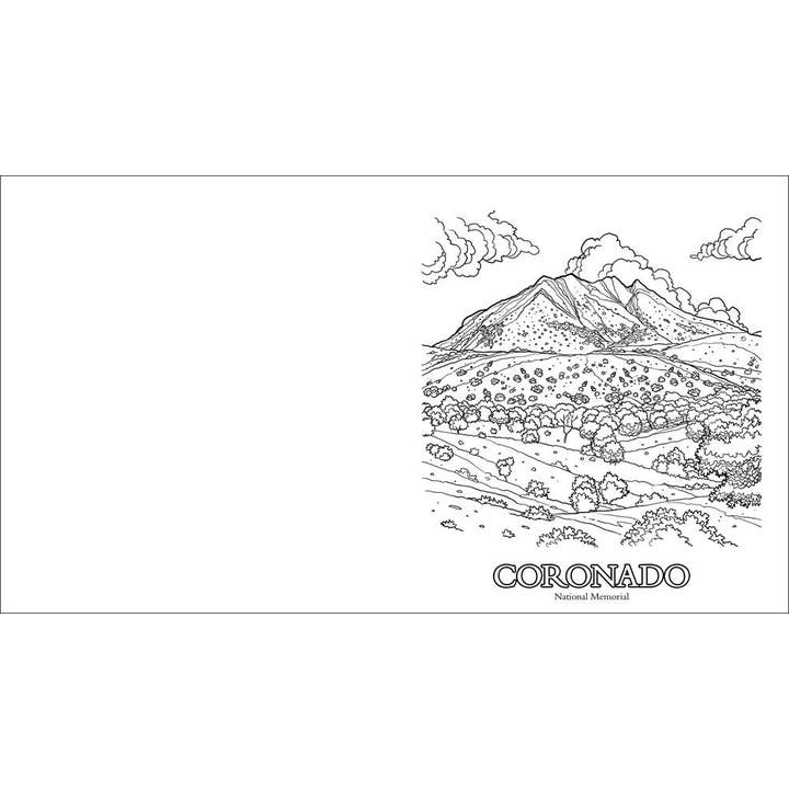 AdventureKEEN - Wholesale Coloring & Activity Book - Adult - Parks Of The Southwest Adult Coloring Book1