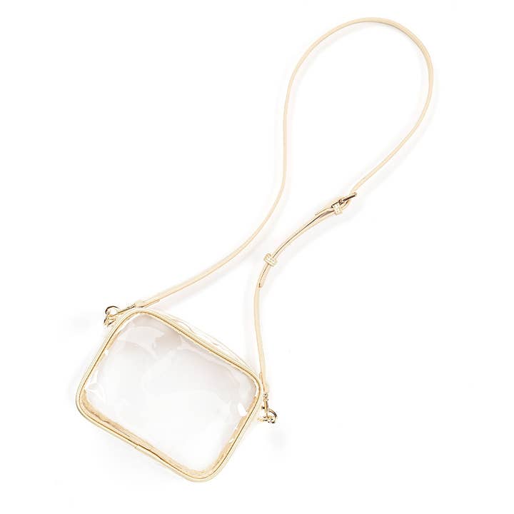 Viv&Lou - Wholesale Crossbody Bag - Women's - Gold Clear Blair Purse