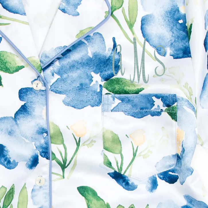 Weddingstar Inc. – Conjunto de pijama - Mulher por atacado – Conjunto Feminino de Pijama de Cetim com Estampa Floral8