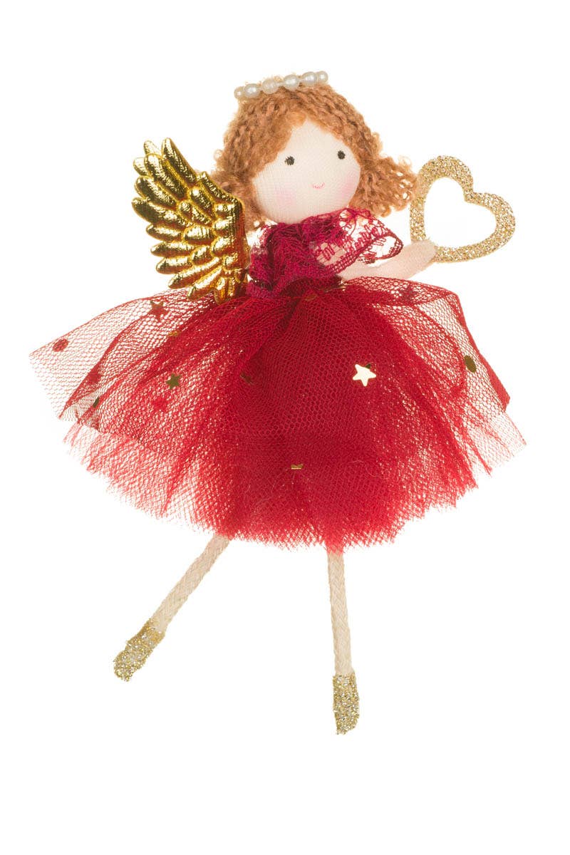 Starlight Collection - Wholesale Ornament - Red Cherub Girl Doll0