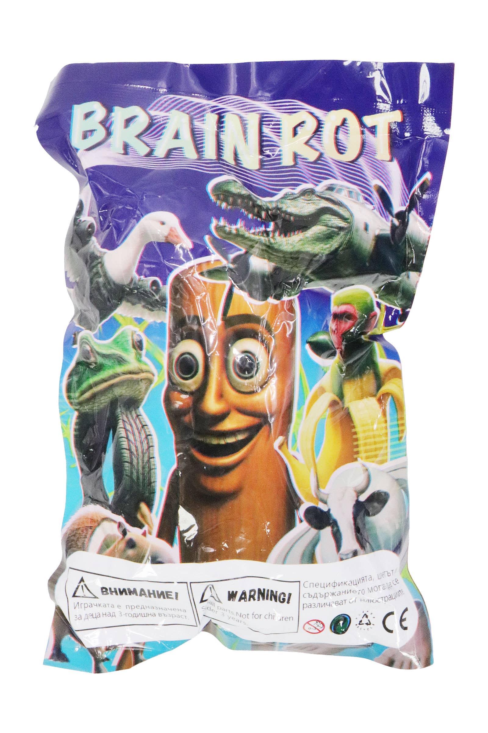 ASSORTED Brain Rot Meme Plushie Slap Wristband Blind Box for wholesale on Faire6