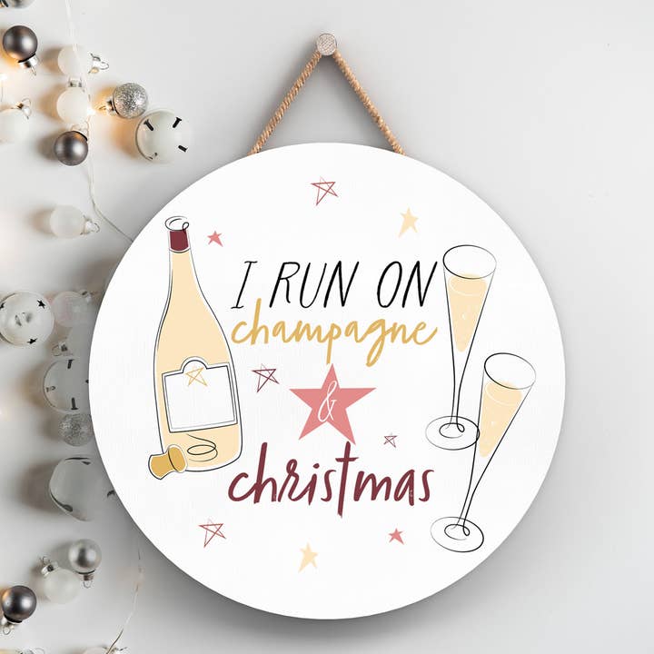 P7132 - Run On Champagne Alcohol Themed Christmas Gifts And for wholesale by Vivid Squid Wholesale