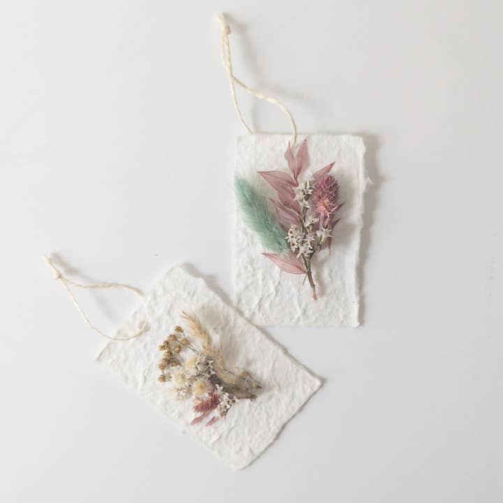 Giftora Wholesale - Wholesale Gift Tag - Handmade Dried Flower Gift Tags2