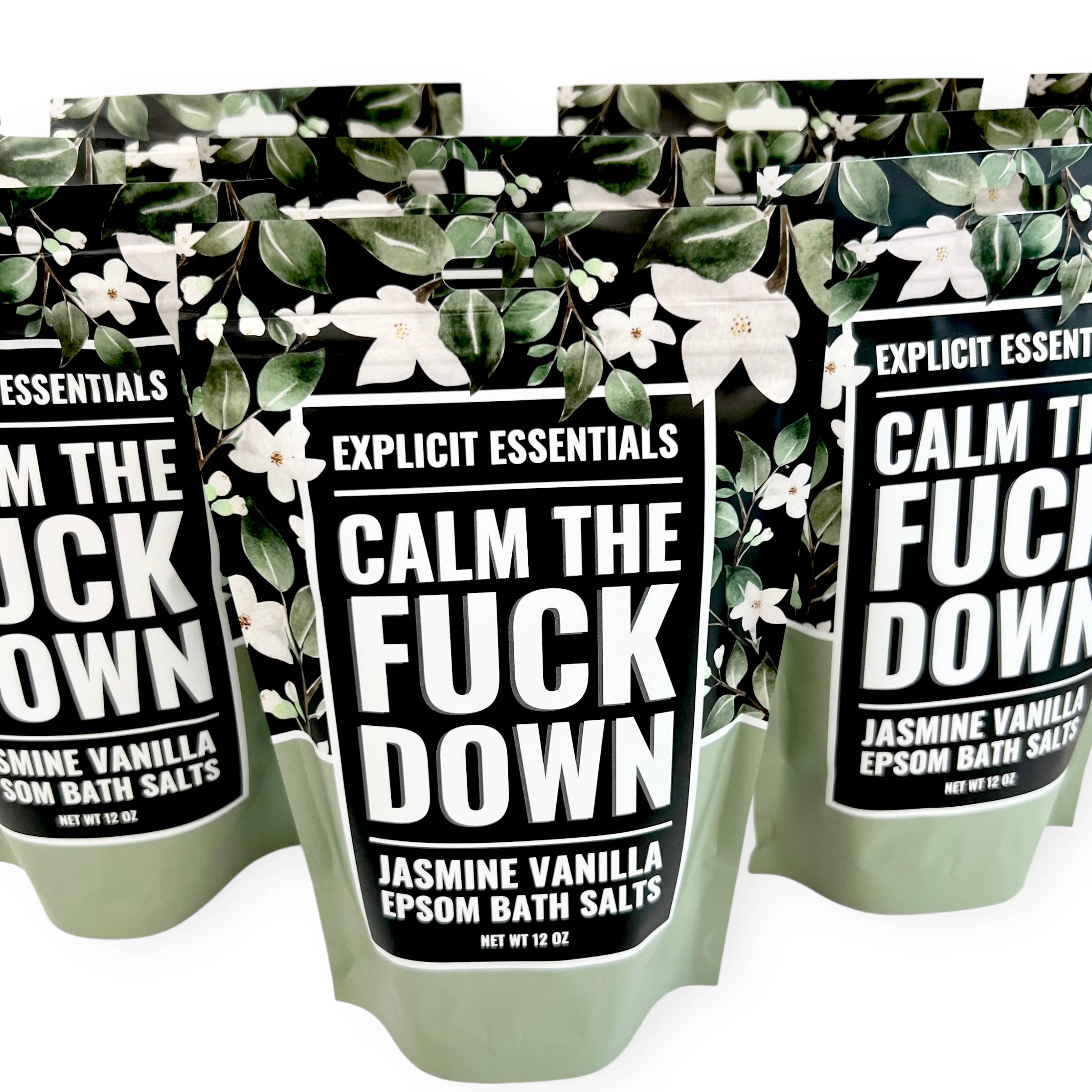 Explicit Essentials - Wholesale Bath Salts - Calm The Fuck Down Bath Salts 12oz Bag 4