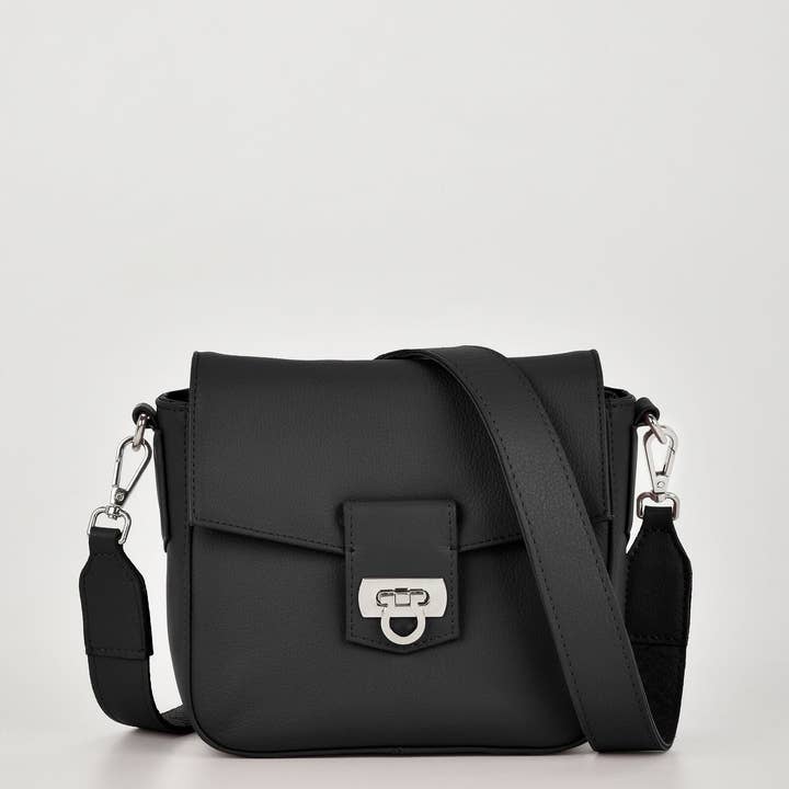 GABEE PRODUCTS - Wholesale Crossbody bag – Women's - Charlotte Leather Turnlock Closure Crossbody Bag