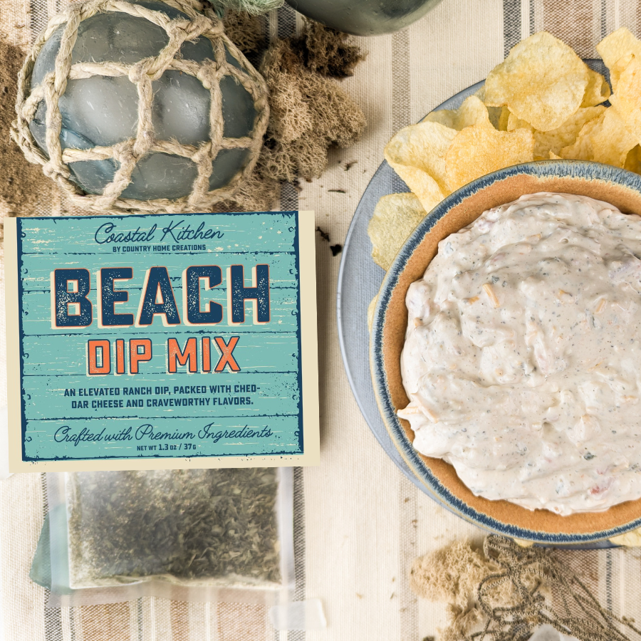 Country Home Creations - Wholesale Dip - Coastal Kitchen Beach Dip Mix3