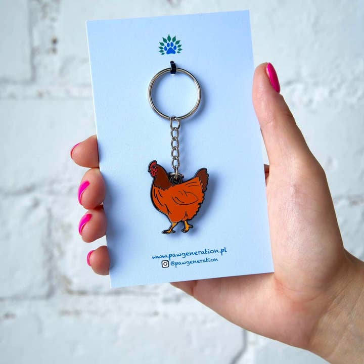 Paw Generation - Wholesale Keychain - Unisex - Keychain Chicken Farm Life Cute gift1