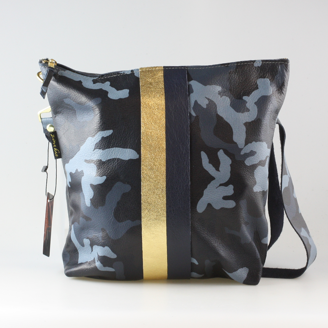 Zina Kao Exclusives - Vente Sac à bandoulière – femme - Le sac à bandoulière Graham : camouflage et tissu doux9