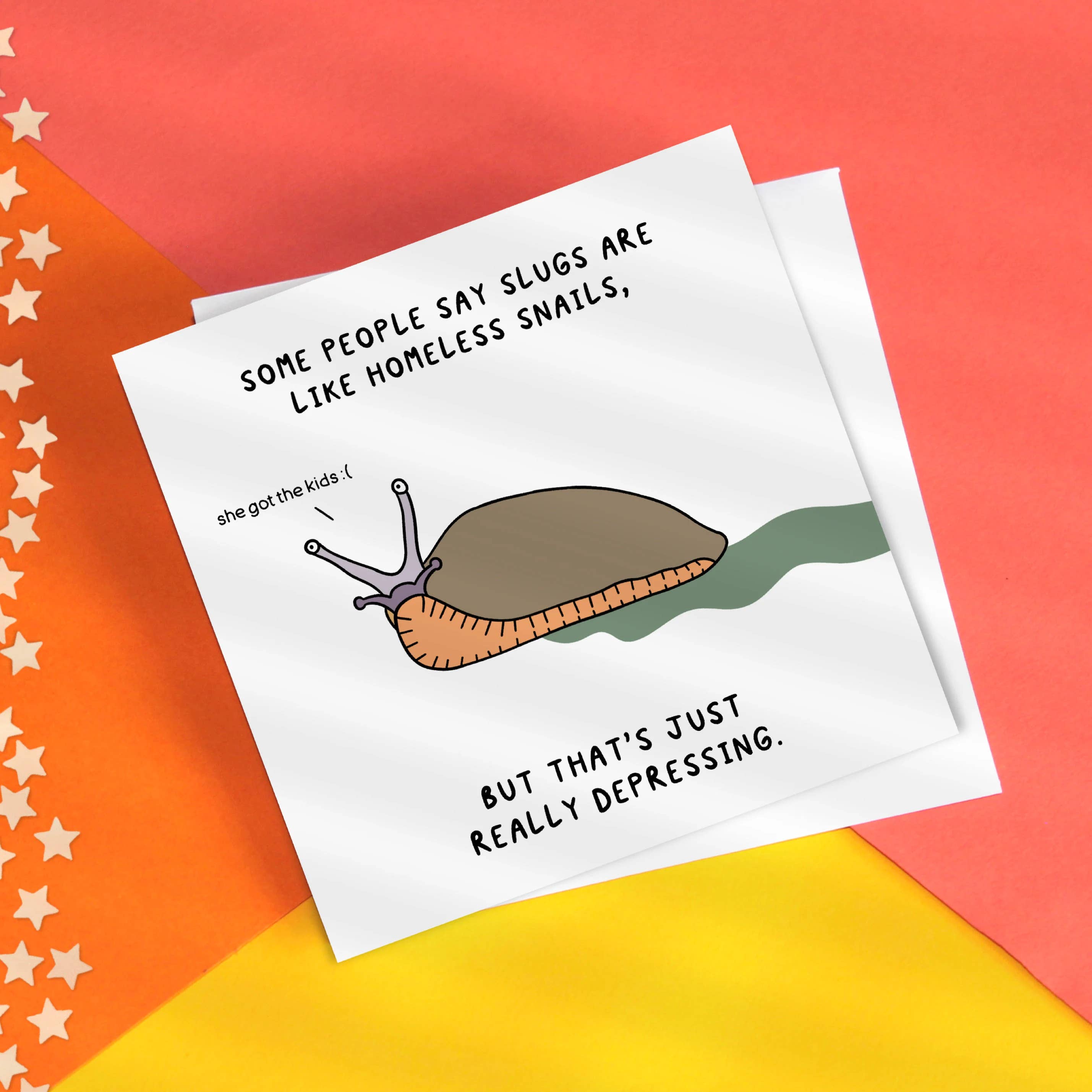 Coffee and a Catfish – wholesale Birthday card – The Snail | Funny Greeting Card0