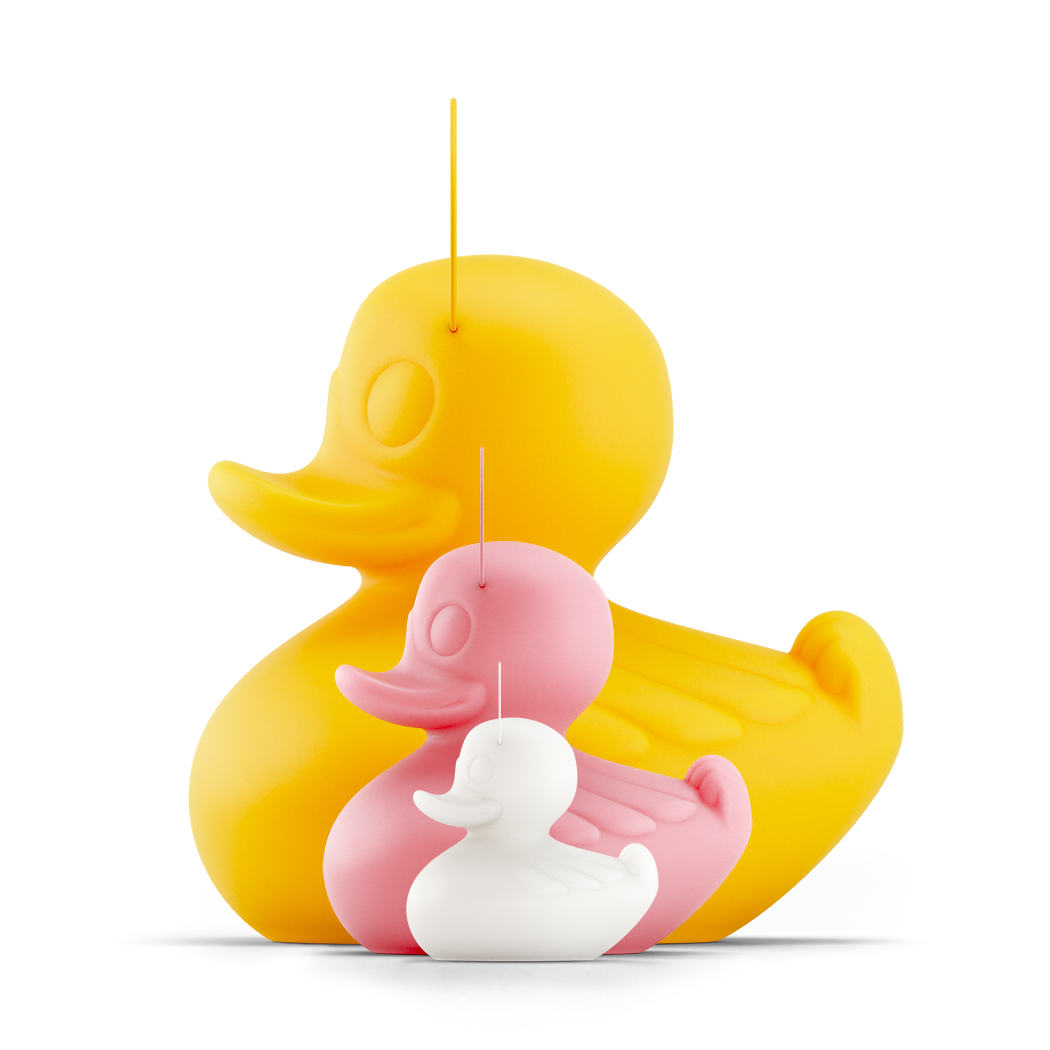 Goodnight Light - Vente Bibelots/décorations d'extérieur - Mega Duck-Duck Deco 85 cm - Objet sculptural flottant2
