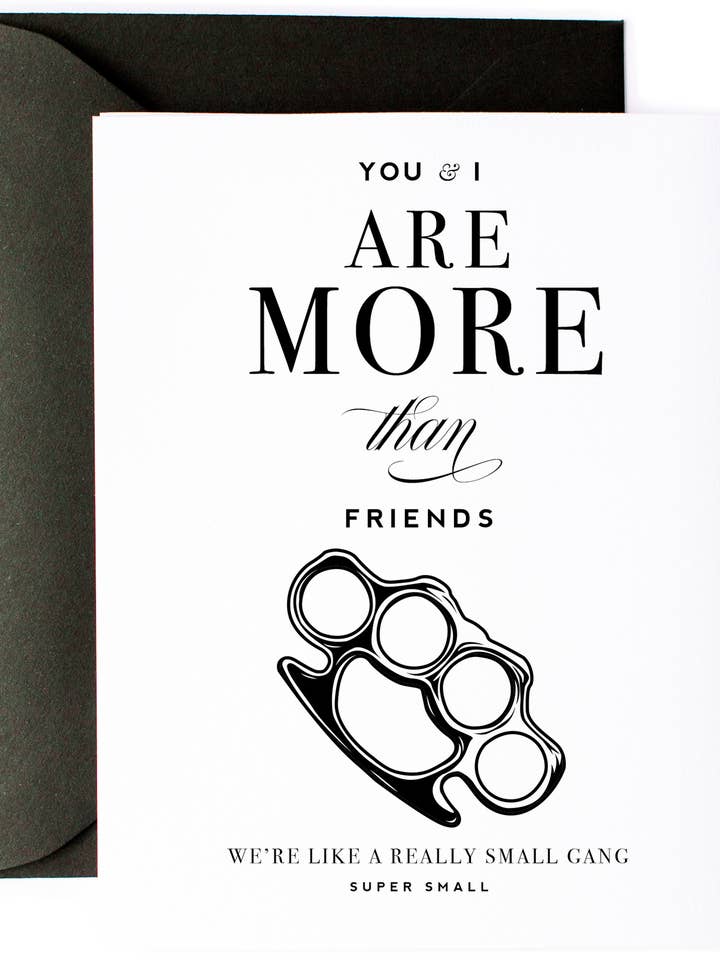 Small Gang -Witty Friendship Greeting Card for wholesale by Kitty Meow Boutique