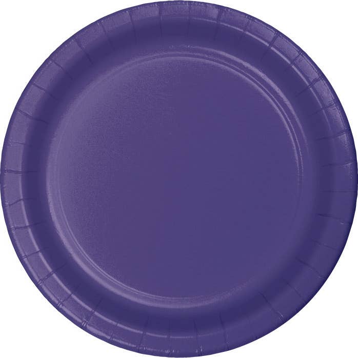 Purple Sturdy Paper Banquet Plates 10.25 inch, 24/Pkg for wholesale by Bulk Party Decor