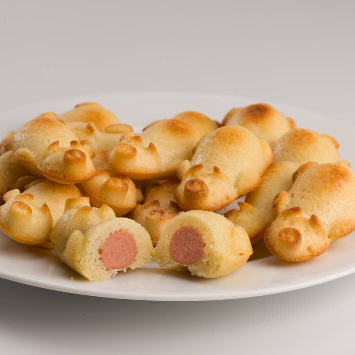 Mobi - Wholesale Chocolate/Candy Mold - 12 Little Pigs in Blankets, Silicone Mold4