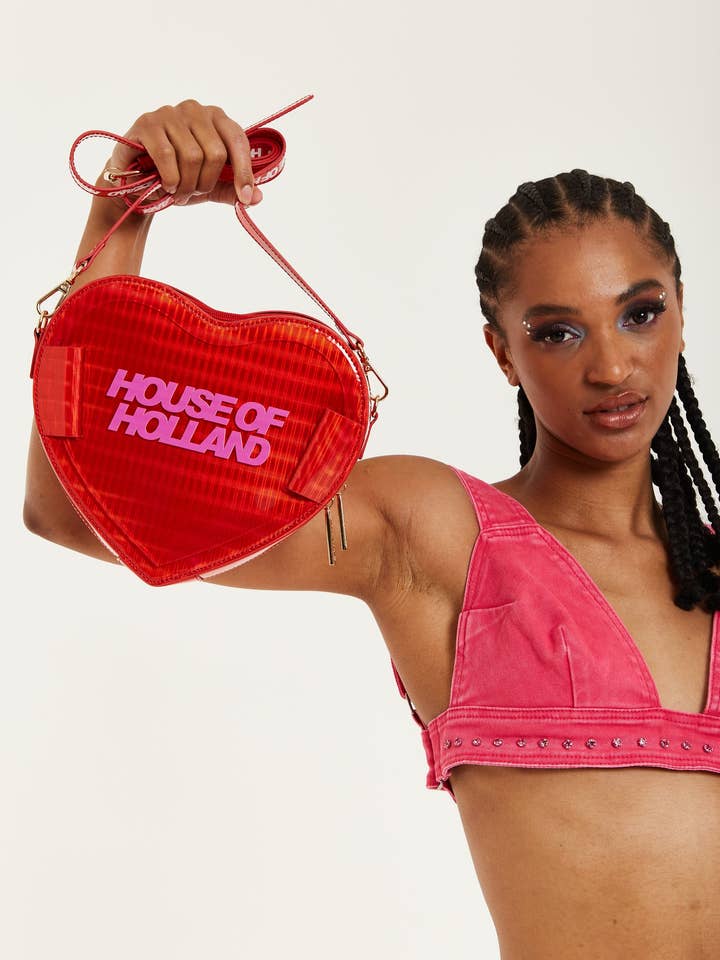 House Of Holland Heart Shape Axelväska för wholesale av House Of Holland