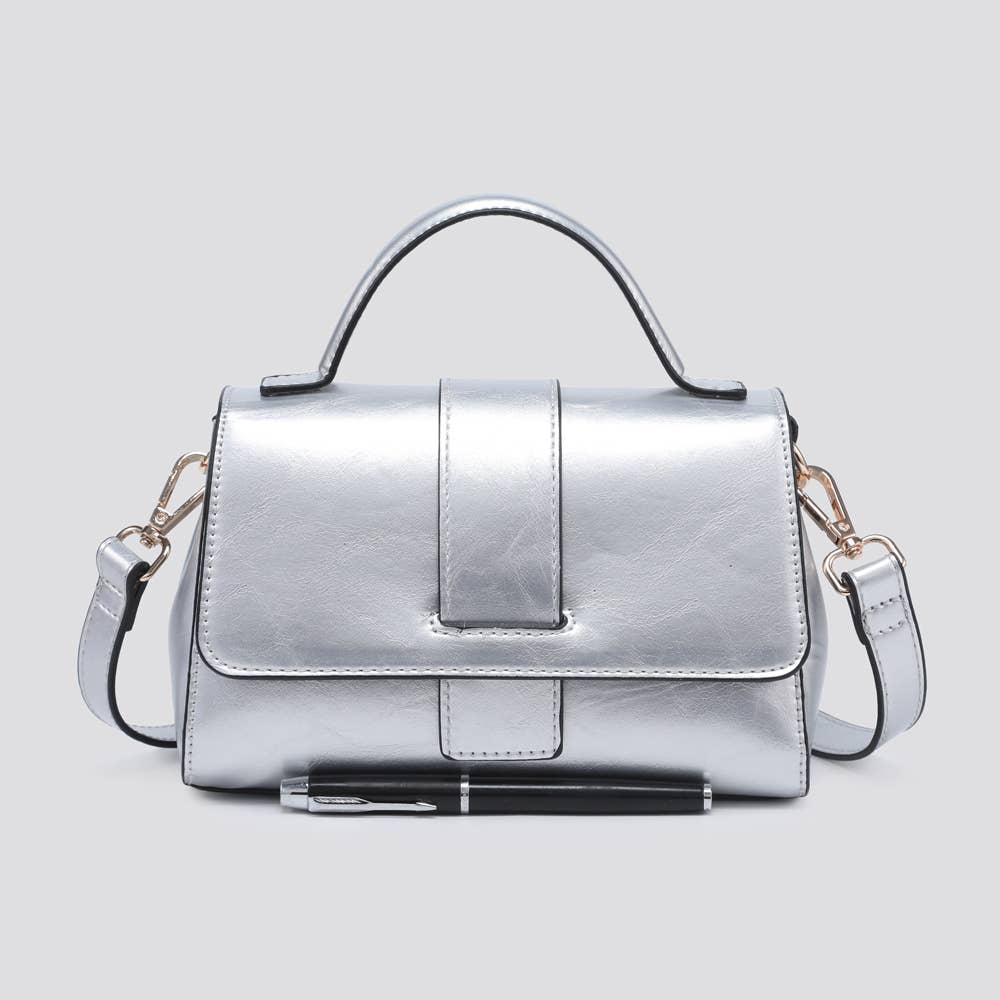 House of Milano - Wholesale Top Handle Bag - Women's - 25048 Vegan Leather Mini Crossbody Bag10