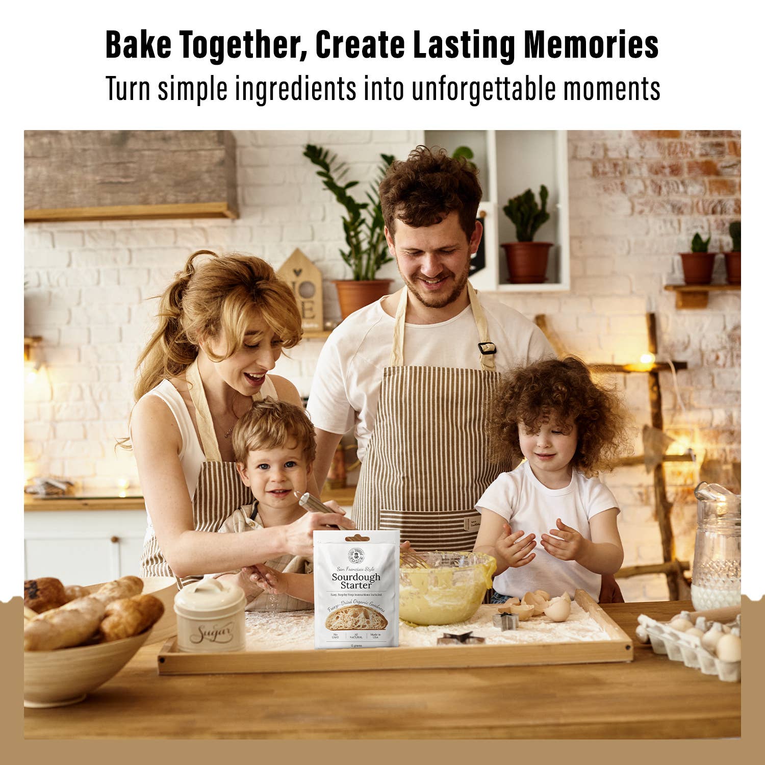 My Rustic Roots - Venta al por mayor Preparados para pan - Cultivo de masa madre orgánico, no modificado genéticamente, liofilizado. 12 gr NUEVO6