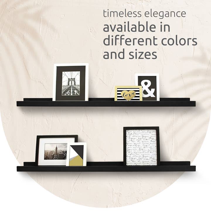 Kiera Grace - Wholesale Wall Mounted Shelf - Kiera Grace Engineered Wood Floating Edge Shelves22