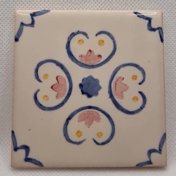 Hazbruk Ceramics - Wholesale Coasters - Wooden Elegance: Handcrafted Tile Coasters - Set of 412