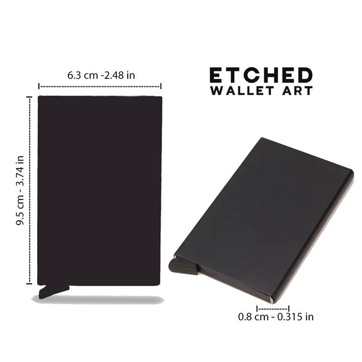 Etched Wallet Art - Vendita all'ingrosso Portafogli - Uomo - Porta Carte di Credito con Incisione Laser Bulldog Francese4