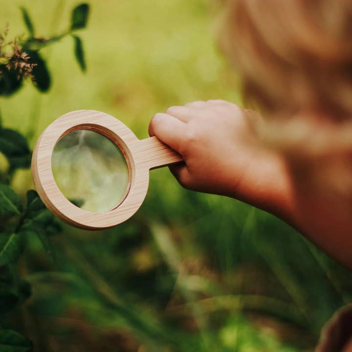 Wild Life Outdoor Adventures - Wholesale Magnifying Glass - EYE SPY Eco-Bamboo 5x Magnifying Glass