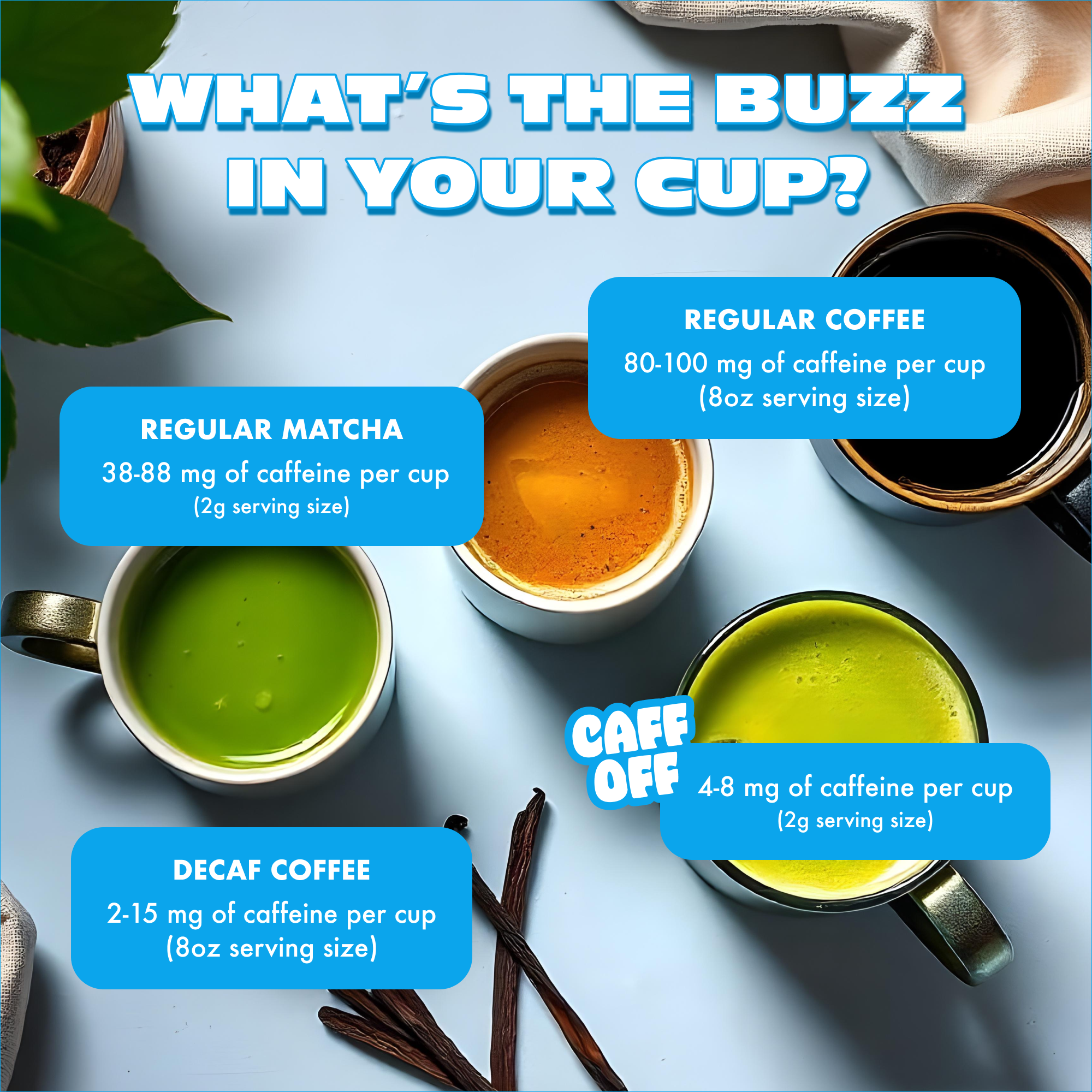 Caff Off - Wholesale Health/Detox Tea - Vanilla Bean Decaf Matcha Sticks4