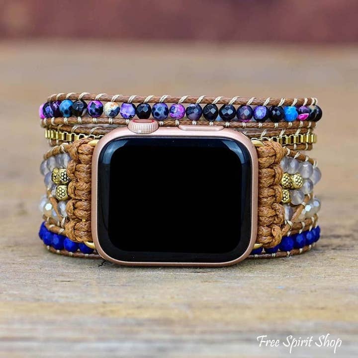 Pulseira azul vibrante para Apple Watch por atacado de Free Spirit Shop