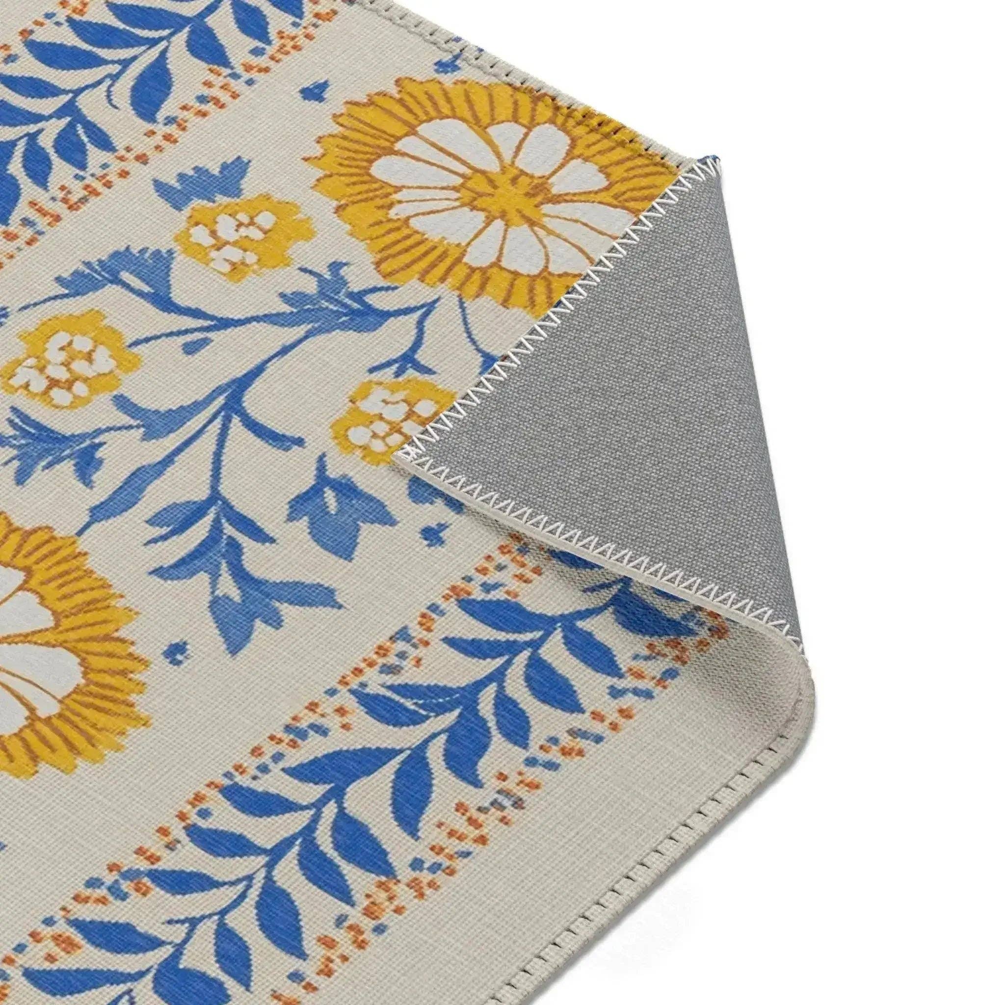 Maia Homes – wholesale Matta – Marigold Stripes – Folkloristisk Blommig Accentmatta3