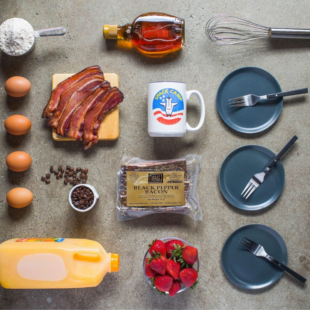 MeatCrafters Inc. - Wholesale Pork - Thick-Cut Black Pepper Bacon: Spicy, Maple-Cured Flavor1