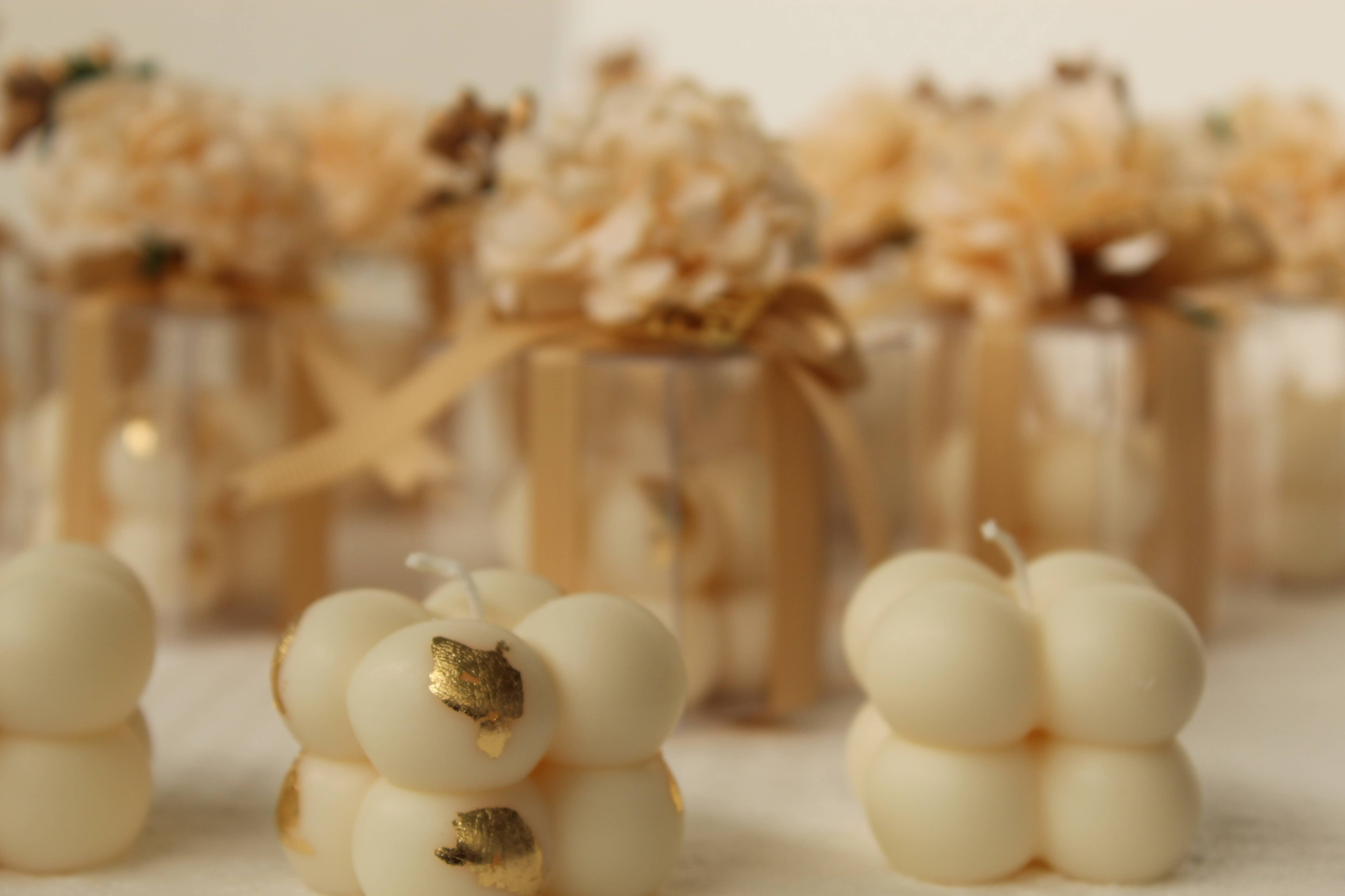mini candle favors