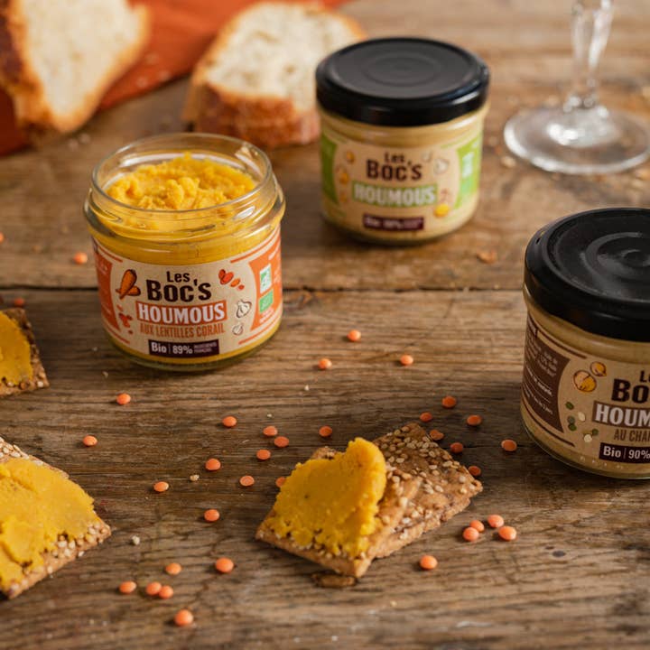 Les Boc's - Wholesale Canned Vegetables - Organic plain hummus1