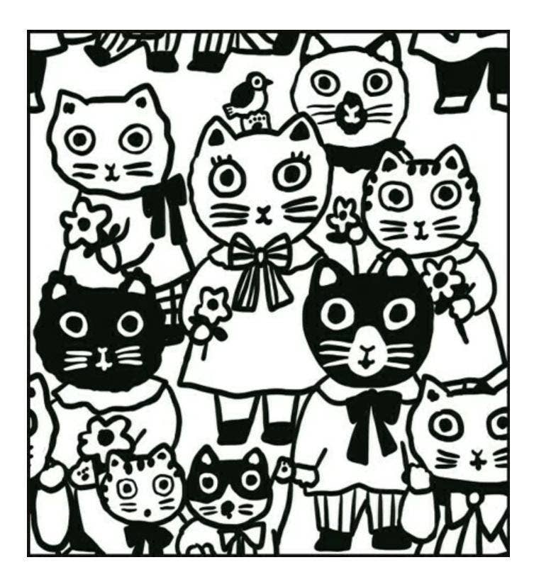 「FUNJI」In Japan - Wholesale Rubber/Decorative Stamp - Connectable Japanese Animal Rubber Stamp Set1