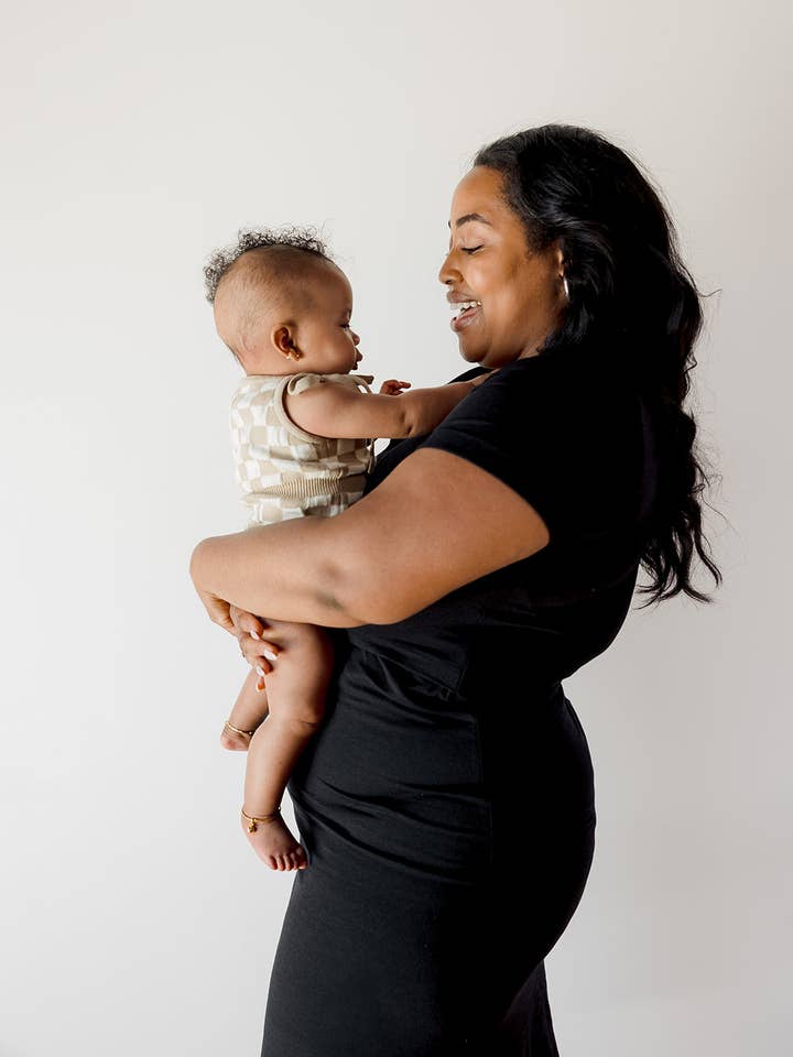 MLM Brand - Wholesale Nursing Dress - Maternity - Everyday Breastfeeding Dress - Navy12