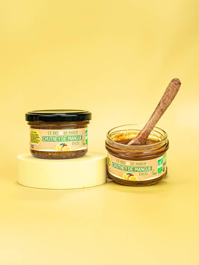 Chutney picante de manga 100% orgânico por atacado de Le bio de Manon