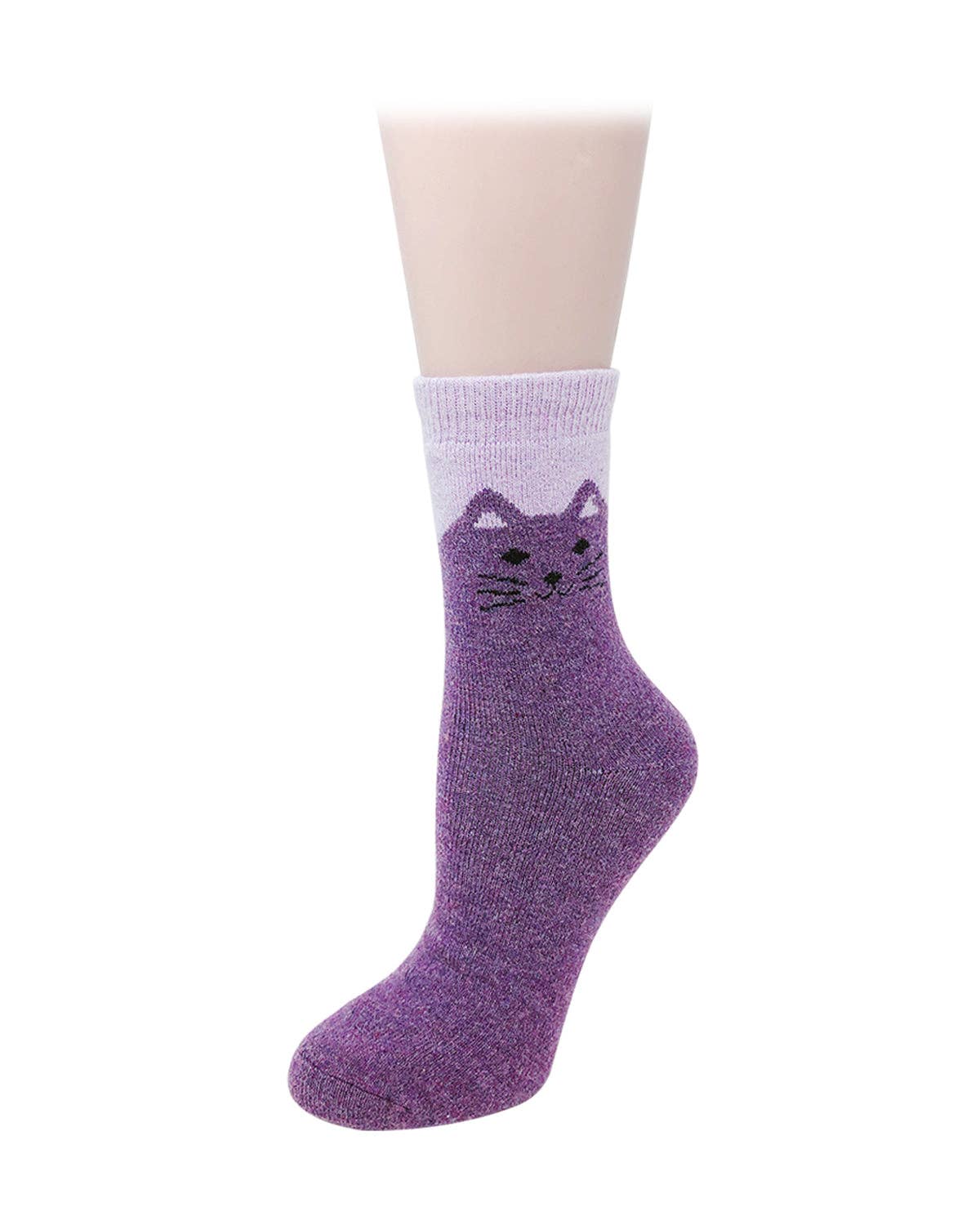 Wrapables.com - Wholesale Socks - Women's - Wrapables Women Thick Winter Warm Cat Wool Socks (Set of 5)3