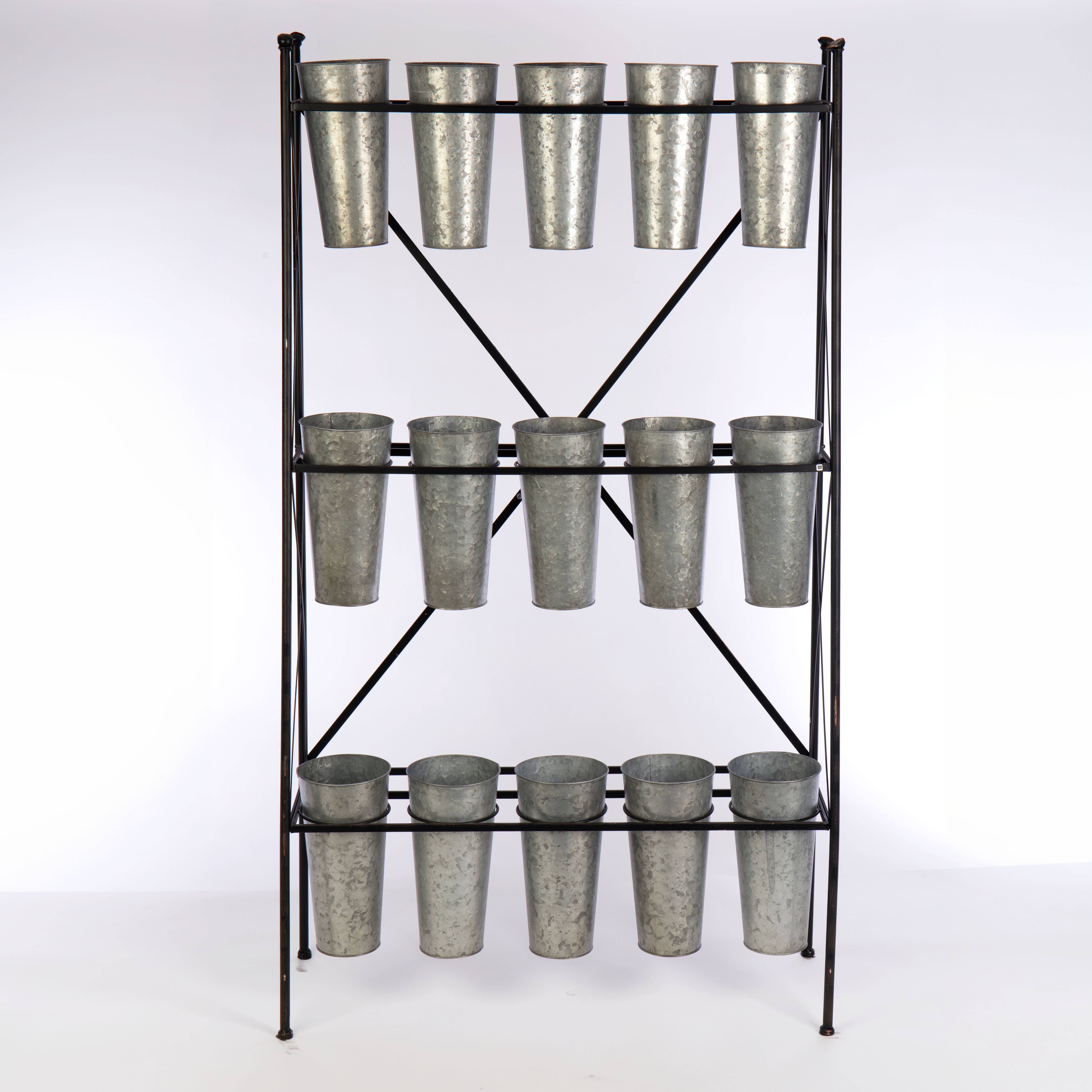 Willow Group - Wholesale Retailer Display - Kids & Baby - Knock Down Floral Metal Display with Buckets2