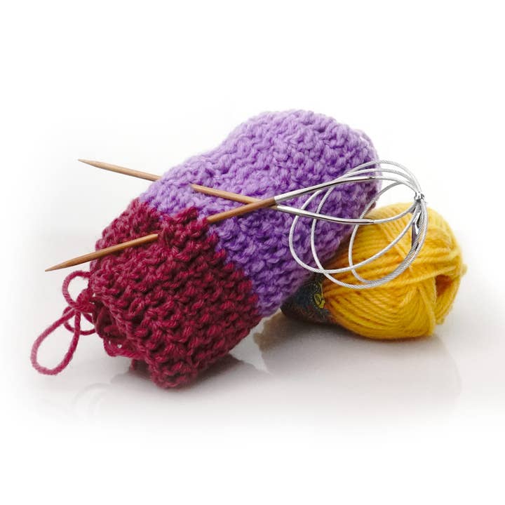 Trimz - Wholesale Knitting/Crochet Supplies - Bamboo Circular Knitting Needles 80cm with Metal Rope1