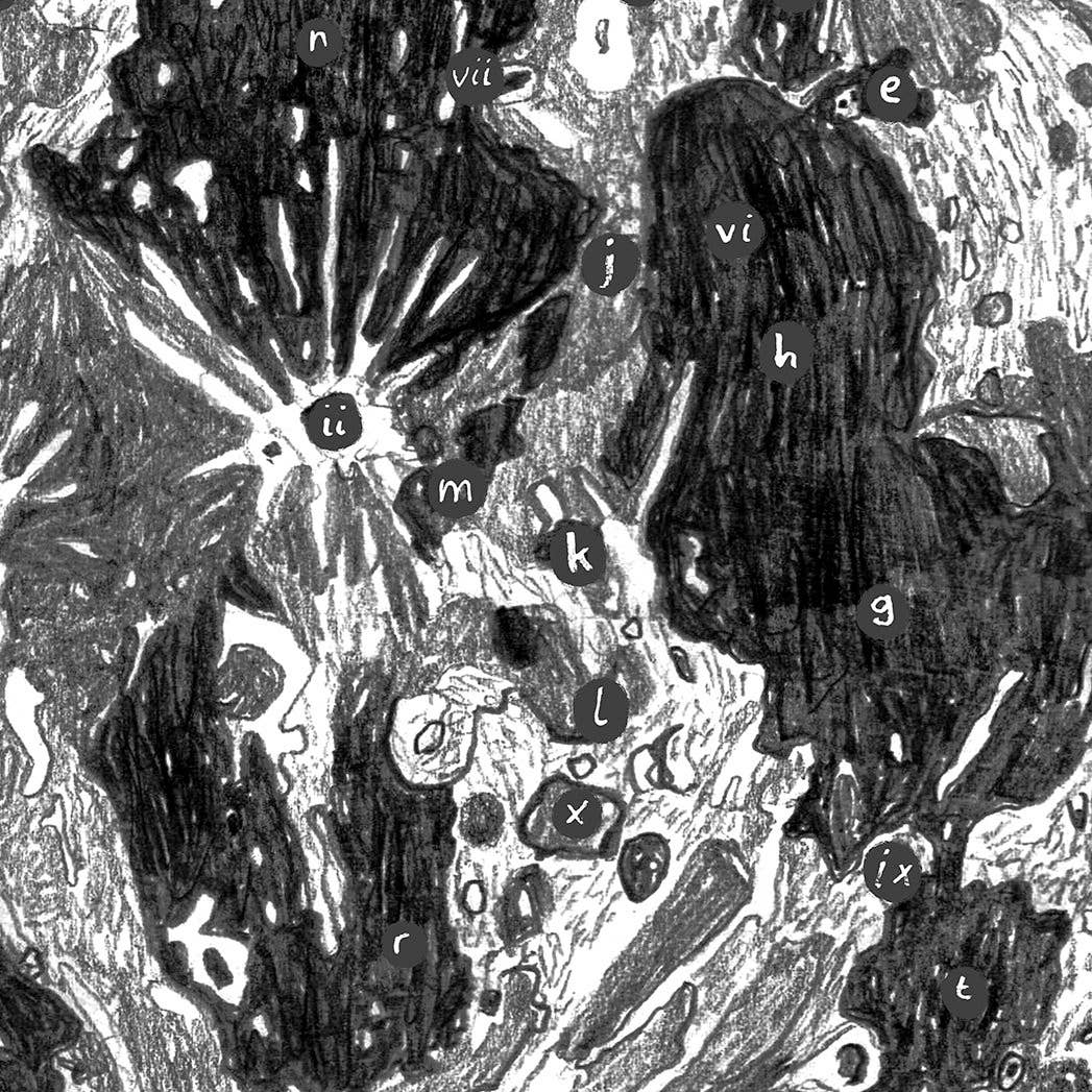 Alex Foster Illustration - Venta al por mayor Ilustración - Impresión del mapa de la luna3