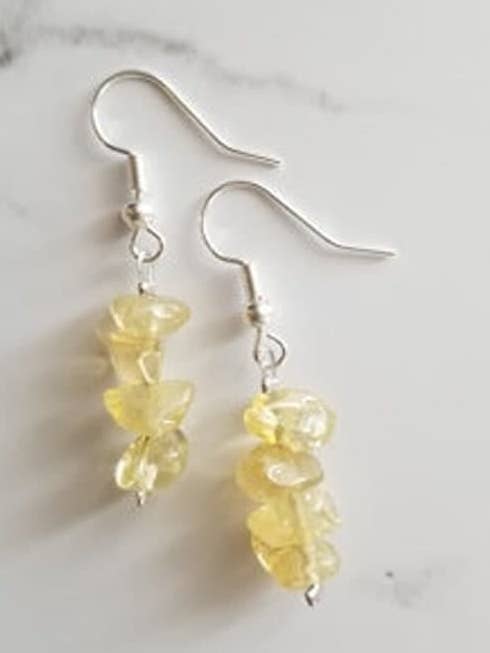 Pendientes colgantes de citrino, pendientes de cristal citrino, colgantes para venta al por mayor de Sapphire Creations