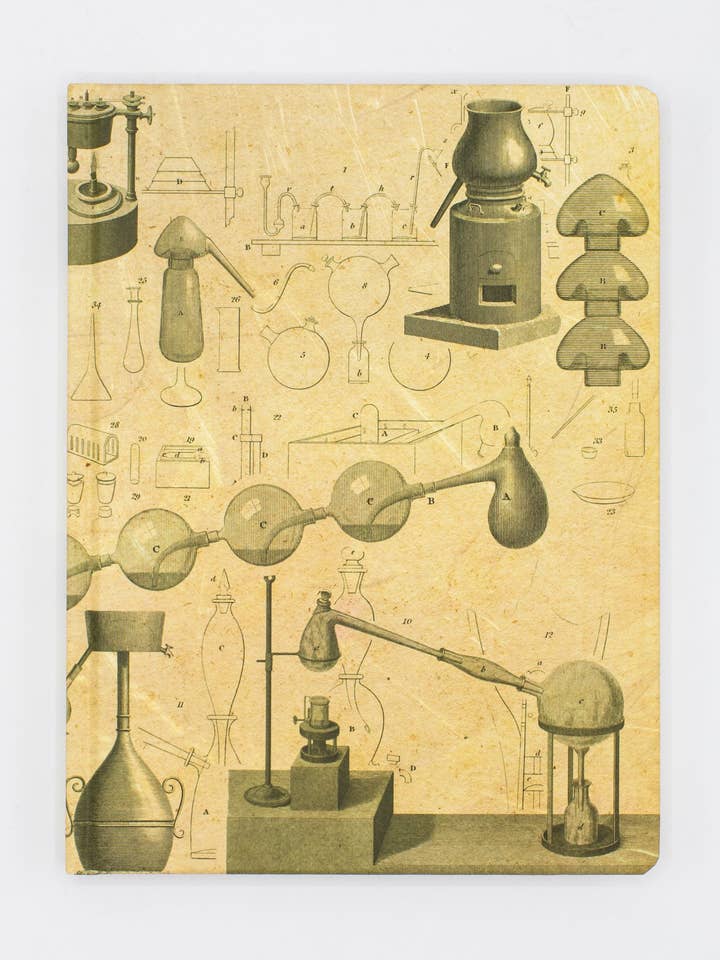 Chemistry Hardcover - Dot Grid Page Notebook (Case of 6) for wholesale by Cognitive Surplus