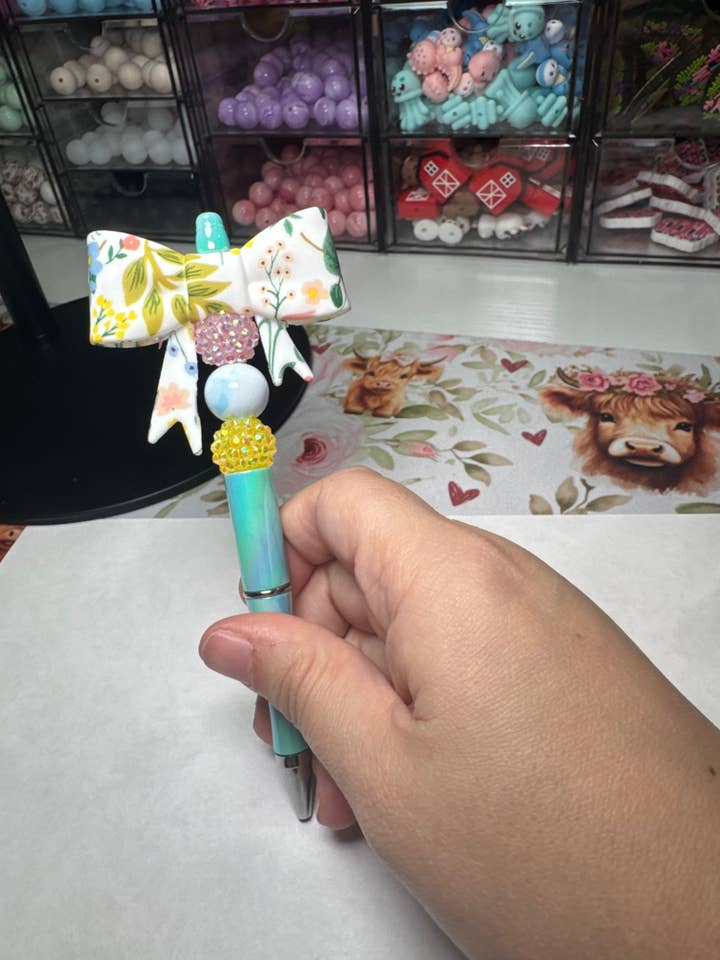 Bolígrafo de Lazo de Flor para venta al por mayor de Sweet Rosewood Boutique