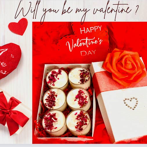 New! Valentine's crystal candle for wholesale by VioletFifthAvenue