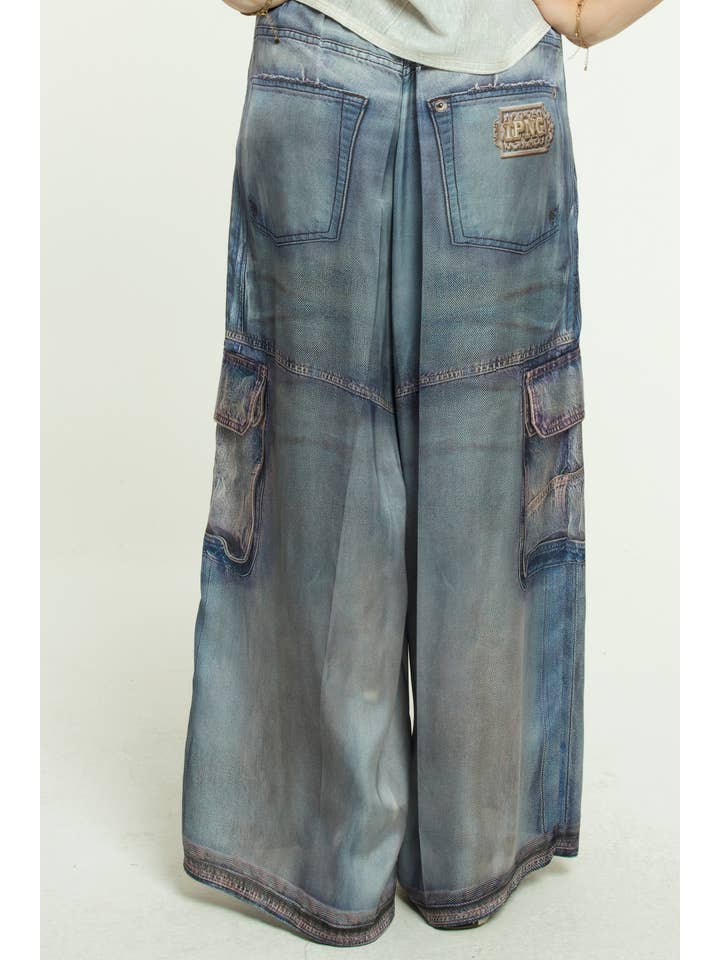 IPNG Design - Wholesale Pants - Women's - Pants Sateen Denim - Jeanious1