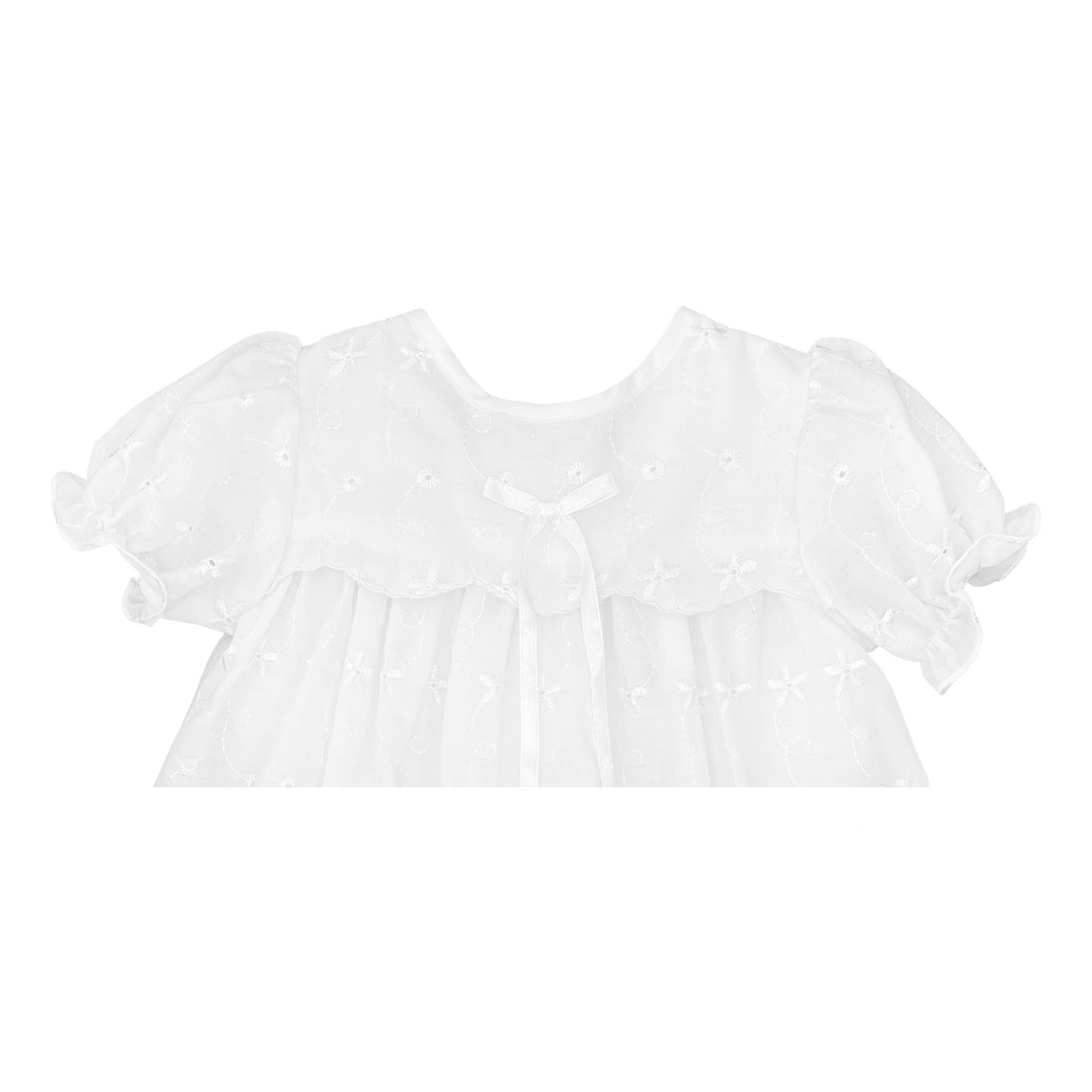 Petit Ami & Zubels - Wholesale Dress - Baby - Eyelet Lace Christening Gown3